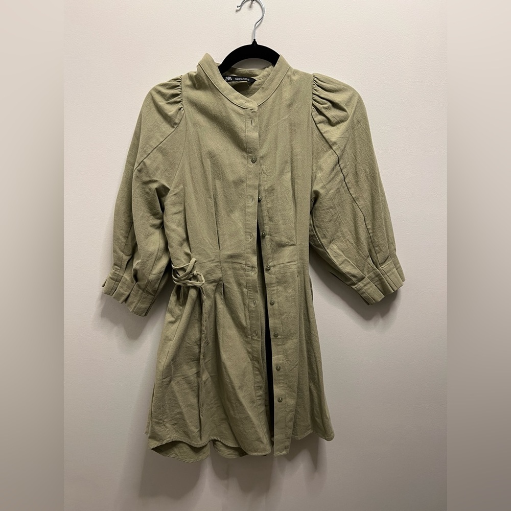 Zara Sage Dress Small